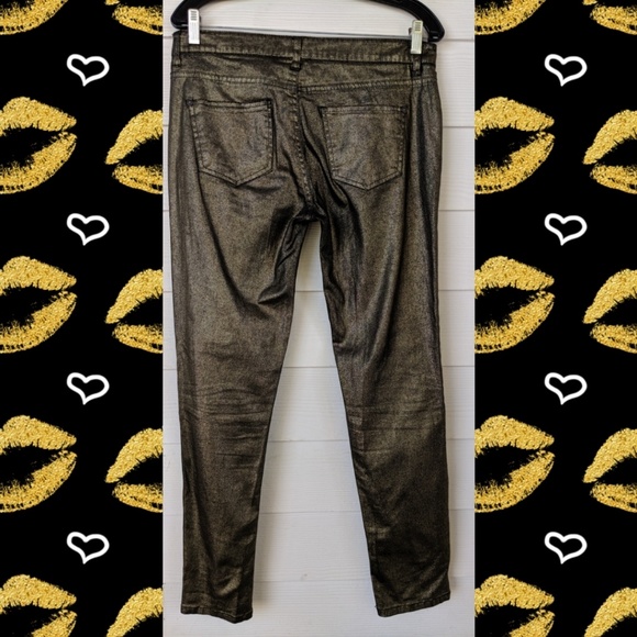 MONARDA GOLD METALLIC JEANS - Picture 4 of 4